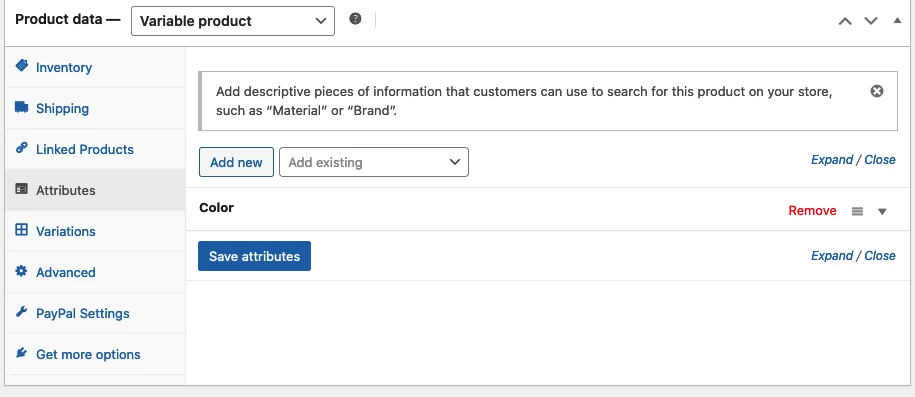 How to Determine the Name of an Attribute in WooCommerce