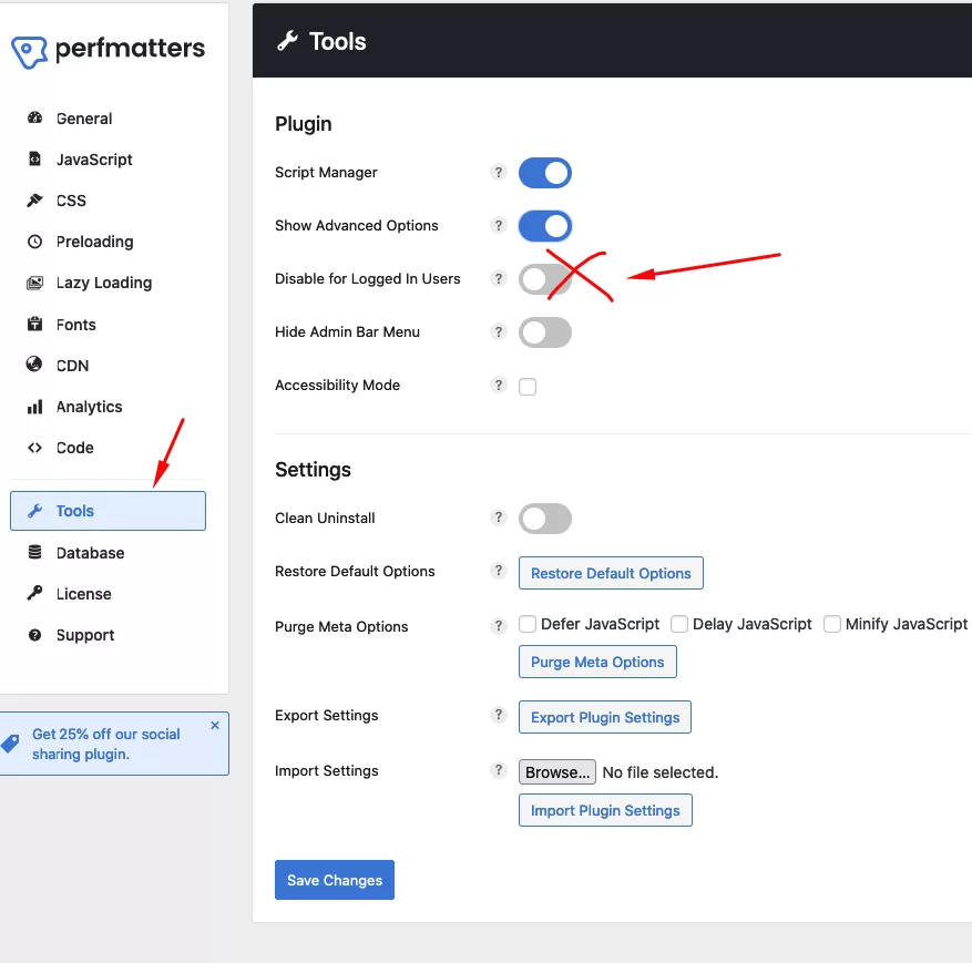 Perfmatters optimization for LearnDash